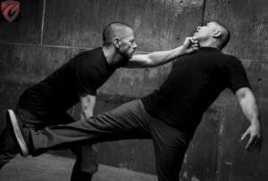 2 men practising Krav Maga Training at guardian krav maga, Maryland